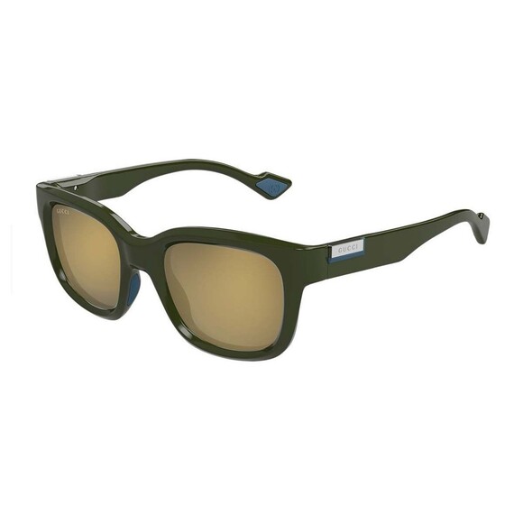 NWT GUCCI GG1621SA 003 Green Green Gold Sunglasses - Picture 1 of 5
